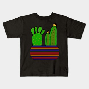 Cute Cactus Design #99: Enough Room For 2 Types Of Cacti Kids T-Shirt